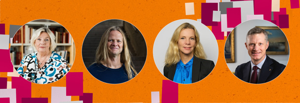 Kollage med porträttfoton av medverkande under Tema beredskap.